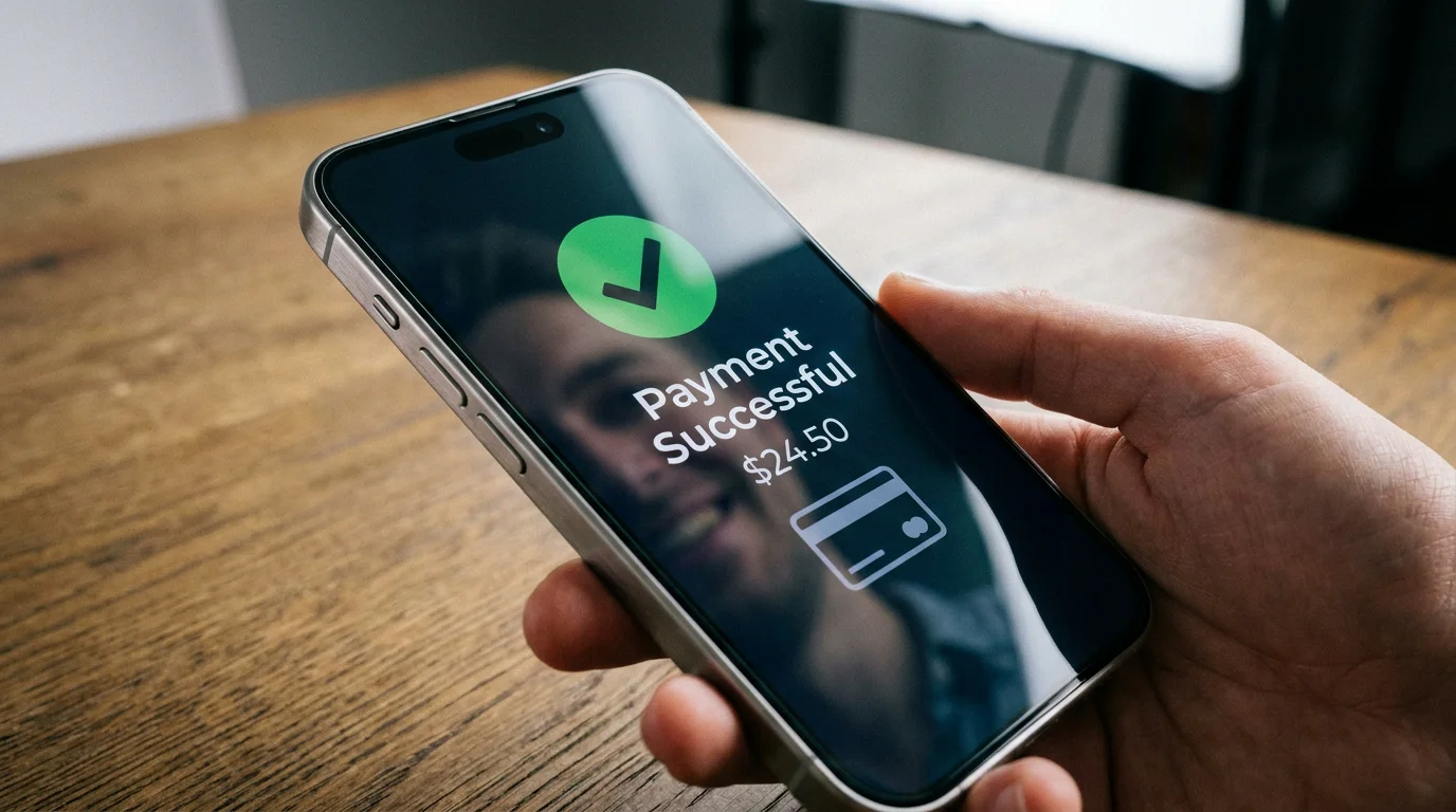 Mobile wallet-betaling på spilleside