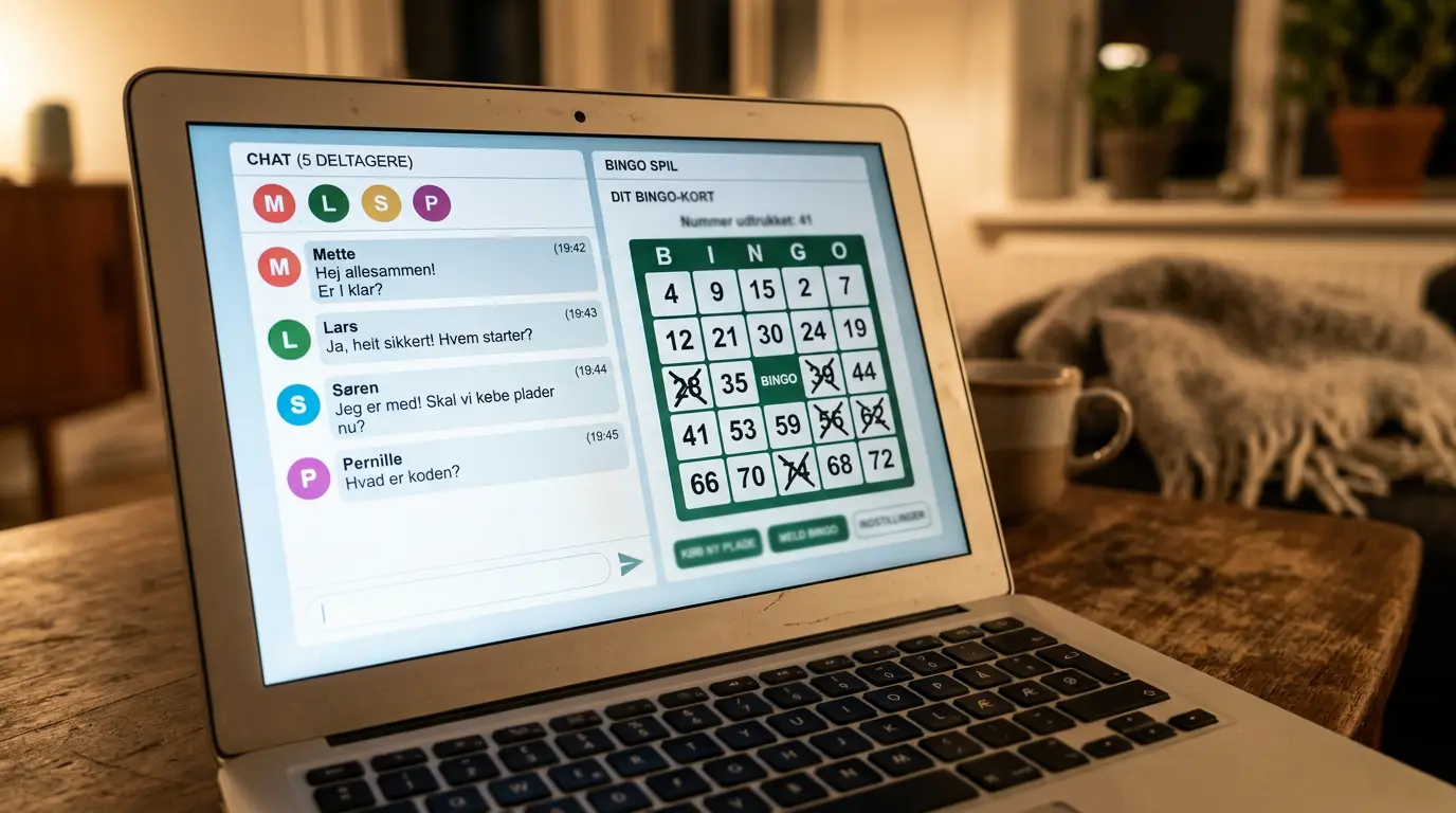 Den sociale komponent ved online bingo