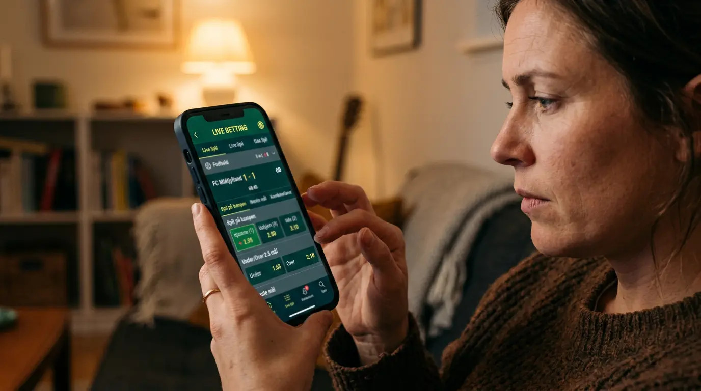 Praktisk beslutning om cash out i live-kamp