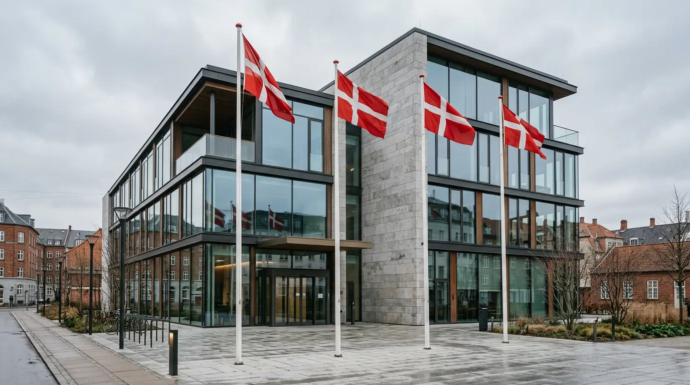 Kontorbygning hvor statsligt ejet spilselskab har hovedsæde i Danmark