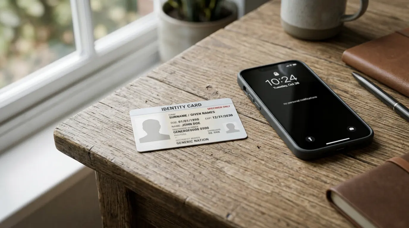 Identifikationsdokumenter til KYC-tjek