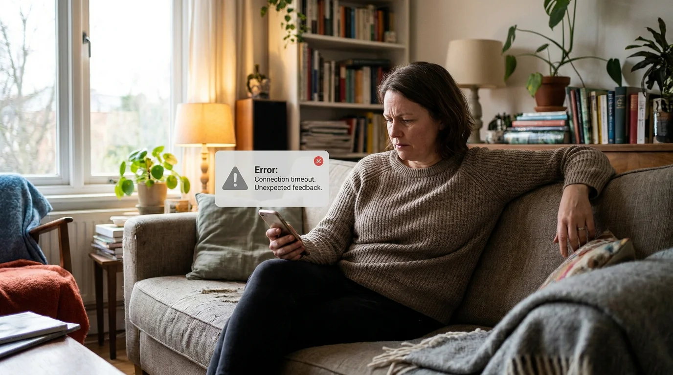 Spiller fejlfinder MitID-login på telefonen