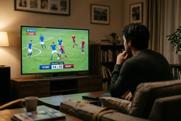 TV-reklame med sportsmotiv under spilbegivenhed